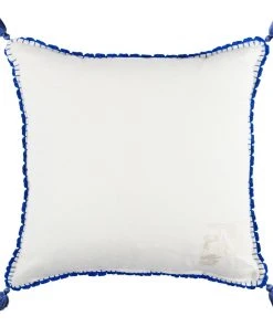 Mind The Gap Folk Embroidery Cushion