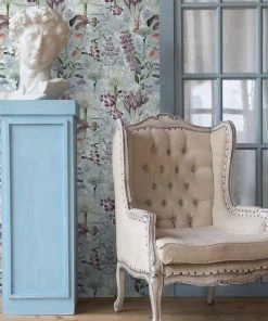 Mind The Gap Garden Of Eden Aquamarine Floral Wallpaper - Nature-Inspired Home Decor 7 Mind The Gap Garden Of Eden Aquamarine Wallpaper