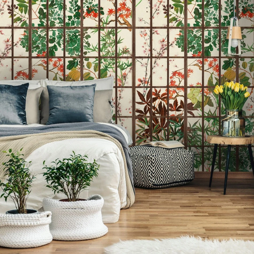 Mind The Gap Japanese Garden Wallpaper - Premium Trees & Leaves Design for Home Decor 4 Mind The Gap Japanese Garden Wallpaper