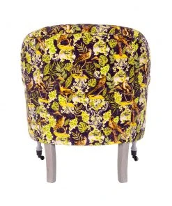 Mind The Gap Les Jardins Royaux MTG St. Germaine Tufted Chair - La Voliere Velvet | Luxury Armchair 13 Mind The Gap Les Jardins Royaux MTG FURNITURE ST.GERMAINE TUFTED CHAIR - LA VOLIERE VELVET