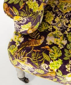 Mind The Gap Les Jardins Royaux MTG St. Germaine Tufted Chair - La Voliere Velvet | Luxury Armchair 14 Mind The Gap Les Jardins Royaux MTG FURNITURE ST.GERMAINE TUFTED CHAIR - LA VOLIERE VELVET