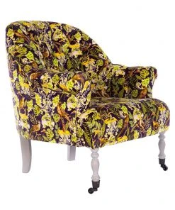 Mind The Gap Les Jardins Royaux MTG St. Germaine Tufted Chair - La Voliere Velvet | Luxury Armchair 10 Mind The Gap Les Jardins Royaux MTG FURNITURE ST.GERMAINE TUFTED CHAIR - LA VOLIERE VELVET