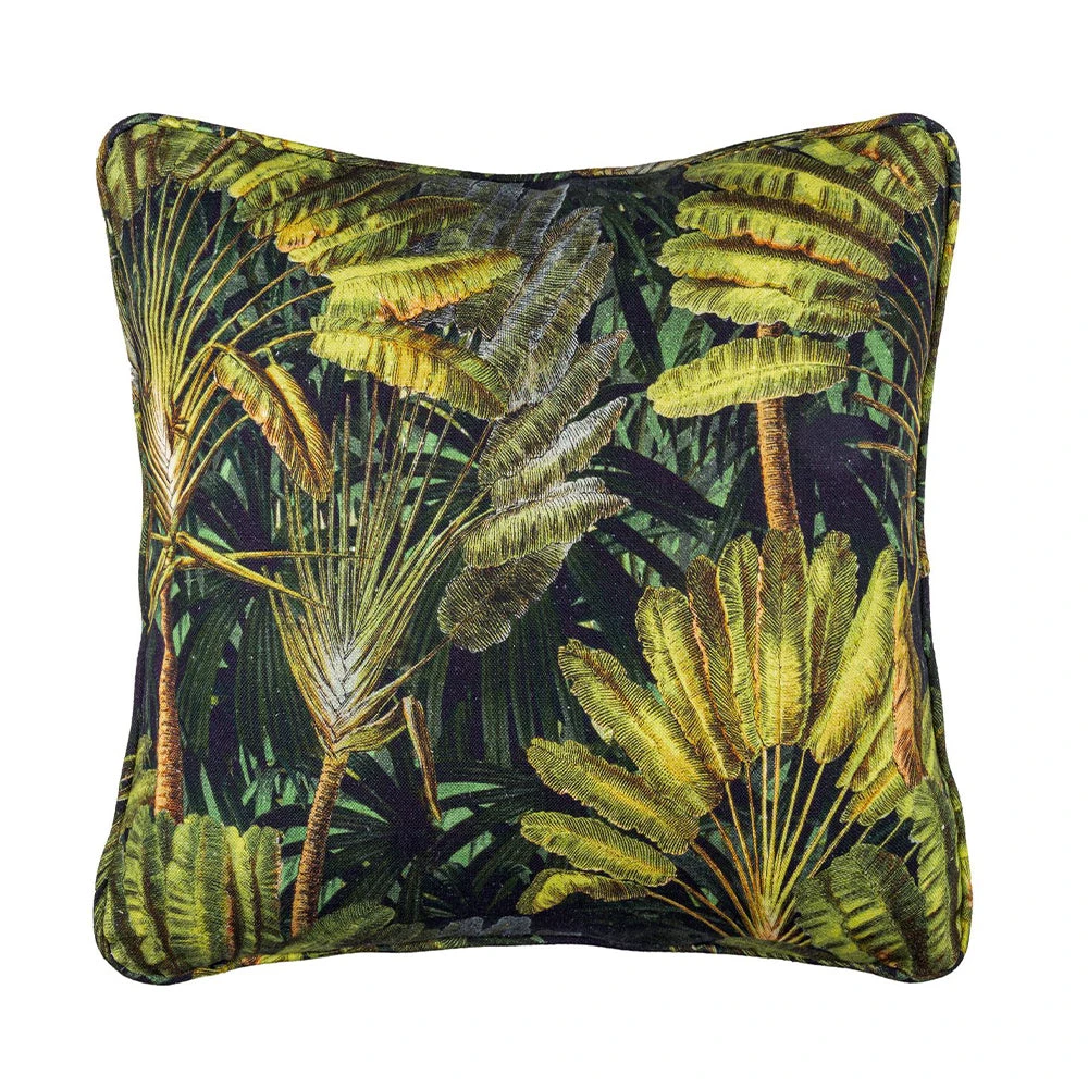 Mind The Gap Havana Tropicana Ghost Of The Sea & Traveller's Palm Embroidered Luxury Cushion 4 Mind The Gap Havana Tropicana Ghost Of The Sea / Traveller's Palm Embroidered Cushion