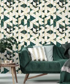 Mind The Gap Memphis To Miami Gramercy Emerald Wallpaper