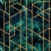 Mind The Gap Memphis To Miami Gramercy Emerald Wallpaper
