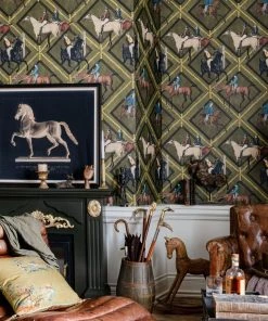 Mind The Gap Wallpaper & Paint Gymkhana, Grey Wallpaper