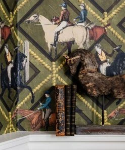 Mind The Gap Wallpaper & Paint Gymkhana, Grey Wallpaper