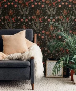 Mind The Gap Folk Couture Gypsy Ochre Wallpaper