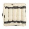 Mind The Gap Padded Cushions - Hajdu Stripe Linen Bohemian Dream