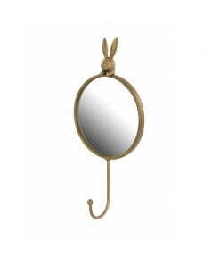 London Ornaments Hare Mirror With Hook Folk Couture