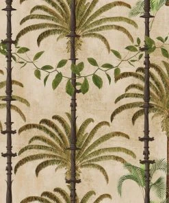 Mind The Gap Havana Tropicana Regatta Blue Wallpaper - Tropical Trees & Leaves Design 8 Mind The Gap Havana Tropicana Havana Regatta Blue Wallpaper