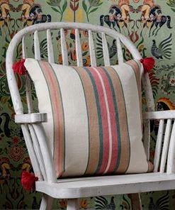 Mind The Gap Herina Stripe Linen Cushion