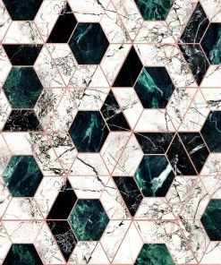 Mind The Gap Memphis To Miami Hexa Onyx Wallpaper