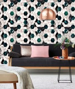 Mind The Gap Memphis To Miami Hexa Onyx Wallpaper
