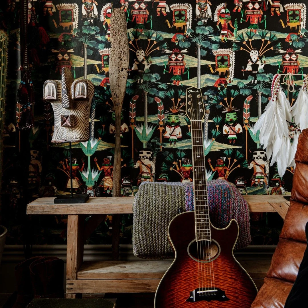 Mind The Gap Hopi Spirit Taupe Wallpaper - Heritage Collection | Indigena Homeware 5 Mind The Gap Hopi Spirit, Taupe Wallpaper