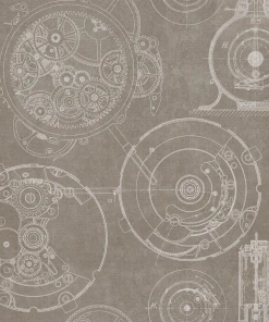 Mind The Gap Horlogerie Anthracite Wallpaper - Premium Comic & Themed Wallpaper for Home Decor 8 Mind The Gap Horlogerie Anthracite Wallpaper