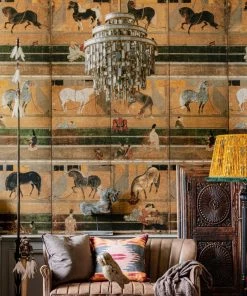 Mind The Gap Horse Stable Wallpaper Wallpaper & Paint