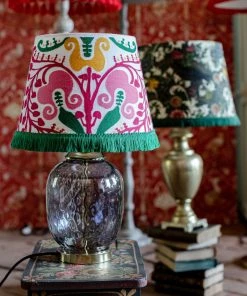Mind The Gap Hungarian Embroidery, Embroidered Cone Lampshade
