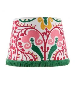 Mind The Gap Hungarian Embroidery, Embroidered Cone Lampshade