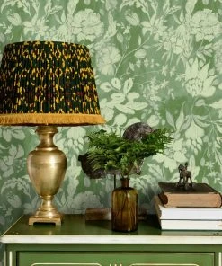 Mind The Gap Folk Couture Flowery Ornament Taupe Wallpaper