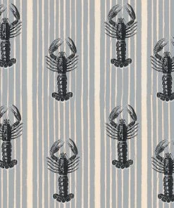 Mind The Gap Blue Skies Ahead Mediterranean Lobsters, Red Wallpaper