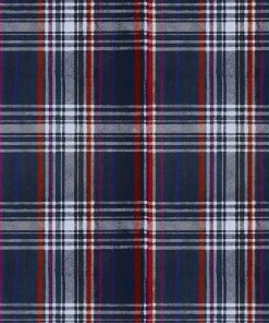 Mind The Gap Seaport Plaid, Cream Wallpaper