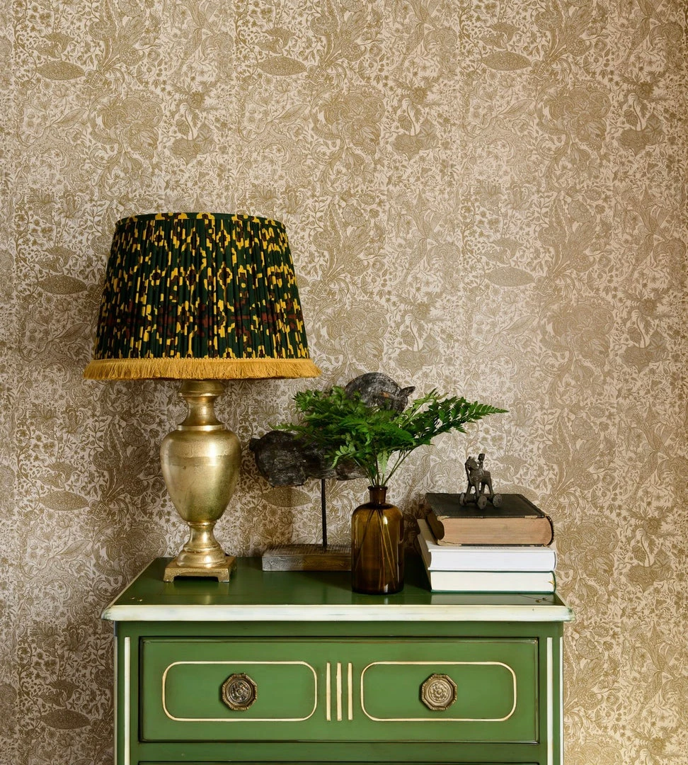 Mind The Gap Sarkozi Embroidery Herbal Wallpaper - Rose & Thorn Floral Design 4 Mind The Gap Sarkozi Embroidery Herbal Wallpaper Rose & Thorn