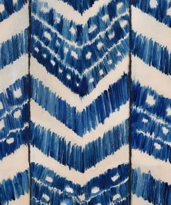 Mind The Gap Blue Skies Ahead Turkish Ikat, Neutral Wallpaper