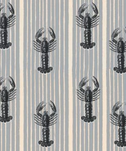 Mind The Gap Blue Skies Ahead Mediterranean Lobsters, White Wallpaper