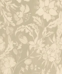 Mind The Gap Flowery Ornament Seedpearl Wallpaper Folk Couture