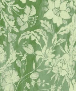 Mind The Gap Flowery Ornament Seedpearl Wallpaper Folk Couture