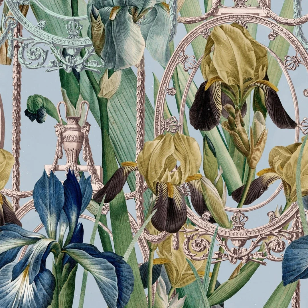 Mind The Gap Les Jardins Royaux Fleurs D'Iris Wallpaper - Floral Wallpaper for Home Decor 5 Mind The Gap Les Jardins Royaux Fleurs D'Iris Wallpaper