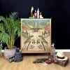 Lady Griddilebone New Jakarta Restored Decoupage Cabinet