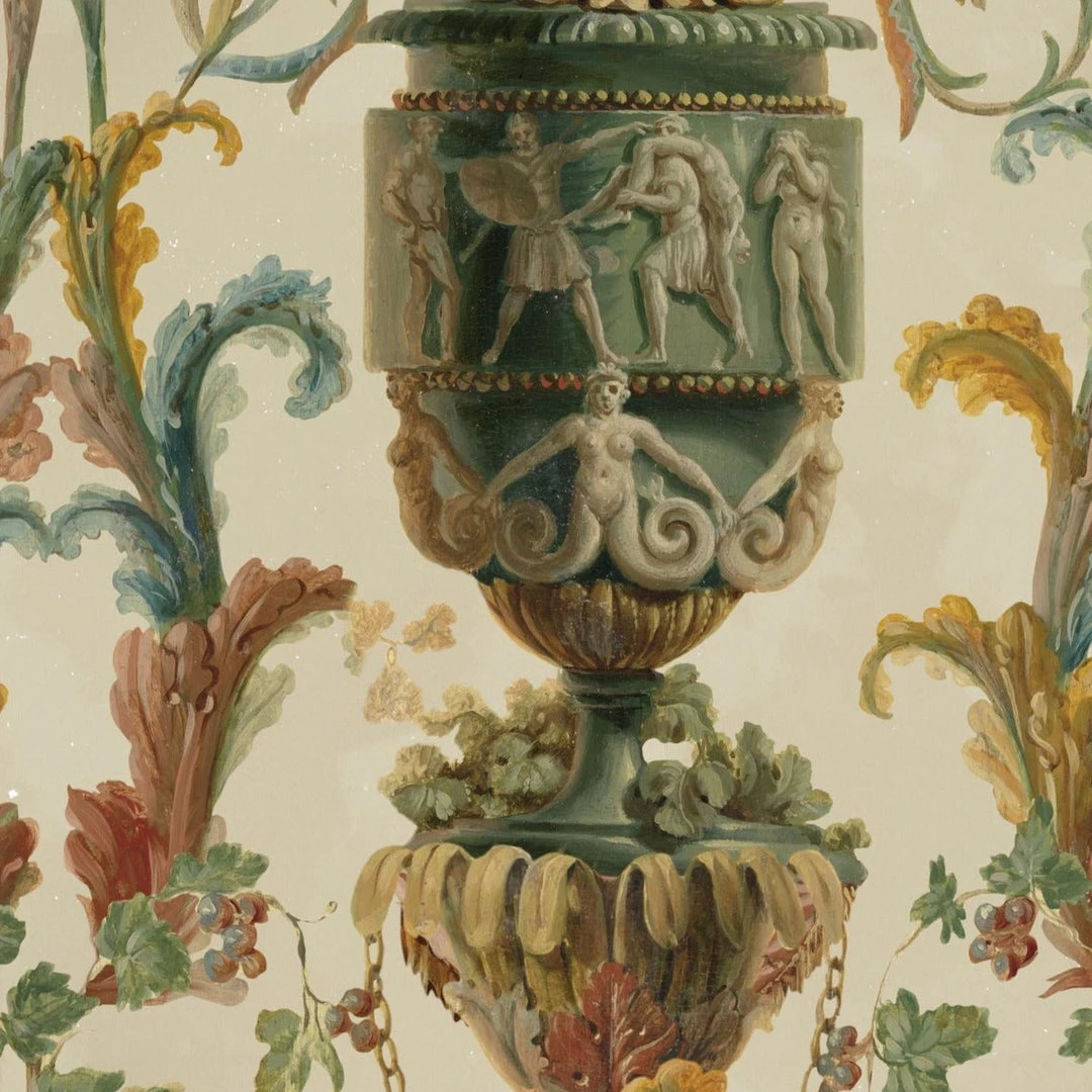 Mind The Gap Les Jardins Royaux Le Jardin Secret Taupe Wallpaper - Floral Design for Elegant Home Decor 3 Mind The Gap Les Jardins Royaux Le Jardin Secret Taupe Wallpaper