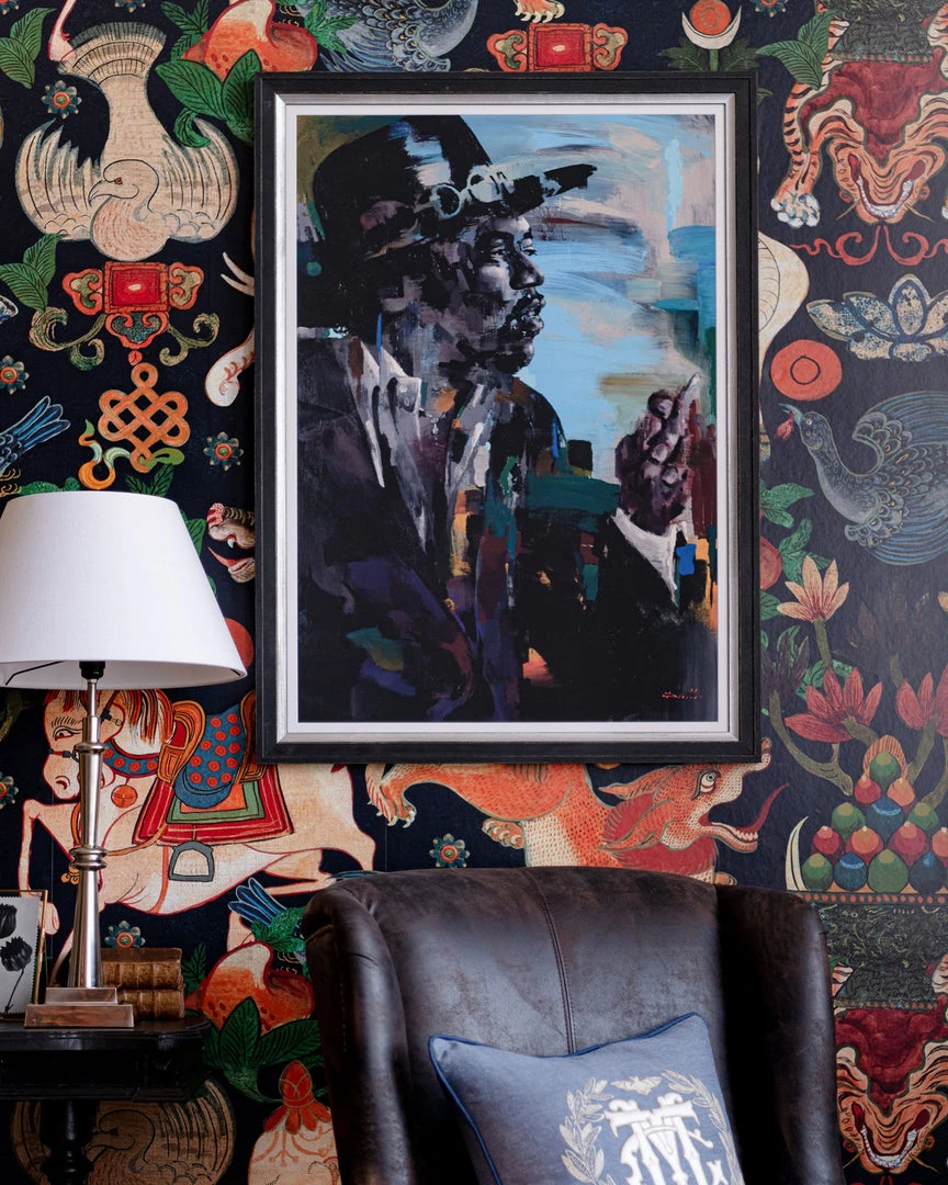 Mind The Gap Framed Art - Jimi Hendrix by Amirou Diallo | Bohemian Dream Wall Art 5 Mind The Gap Framed Art Jimi Hendrix By Amirou Diallo New