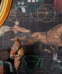 Mind The Gap Wallpaper & Paint The Jockey, Multicoloured Wallpaper