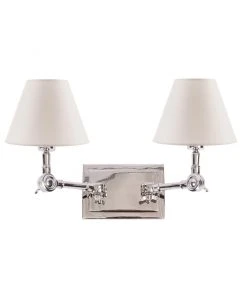 Mind The Gap White Linen Small Lamp Shade New