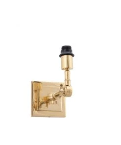 Mind The Gap Joyce Single Arm Wall Sconce In Polished Brass