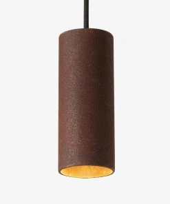 Thedesignyarduk ROEST 15 VERTICAL PENDANTS NATURAL & ZINC - Graypants Lighting