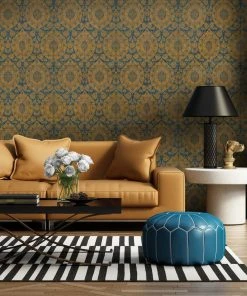 Mind The Gap Rose & Thorn Kaftan Wallpaper - Floral Wallpaper for Home Decor 5 Mind The Gap Rose & Thorn Kaftan Wallpaper