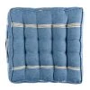 Mind The Gap Padded Cushions - Katalin Stripe Linen Bohemian Dream