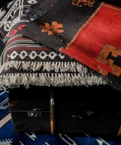 Mind The Gap Yarasa - Cocoa Wool Kilim Medium Bohemian Dream