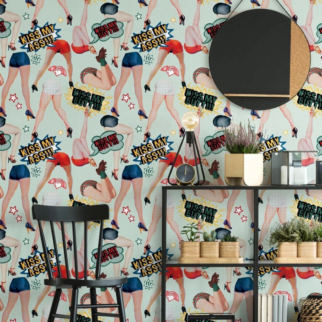 Mind The Gap The Retrograde Kiss My Ass Wallpaper - Comic & Themed Wallpaper for Unique Home Decor 4 Mind The Gap The Retrograde Kiss My Ass Wallpaper