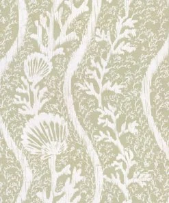 Mind The Gap Blue Skies Ahead Koralion Mineral Green Wallpaper