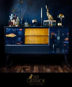 Lady Griddilebone New Fantasia Restored 1950s/1940s Drinks Cabinet