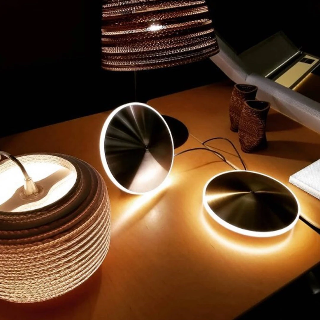 Thedesignyarduk The Craftsman CHRONA DISH Table Lamp - Graypants Retrograde Lighting for Modern Homes 6 Thedesignyarduk The Craftsman CHRONA DISH TABLE LAMP - Graypants Lighting