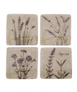 Thedesignyarduk Wild Flower Coasters Set Of 4