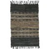 BAHNE Rugs - Leather Woven Runner Bohemian Dream