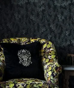 Mind The Gap Dark Leaves Wallpaper - Premium Nature & Trees Design for Home Decor 6 Mind The Gap Dark Leaves Wallpaper