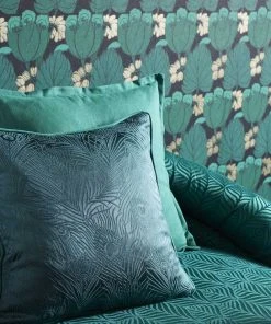 Liberty Fabrics Regency Tulip Wallpaper in Jade - Floral Heritage Design for Modern Homes 16 Liberty Fabrics Regency Tulip Wallpaper In Jade New